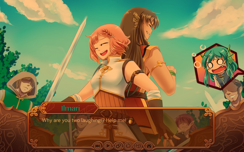 Illustration for article titled Cute free visual novel